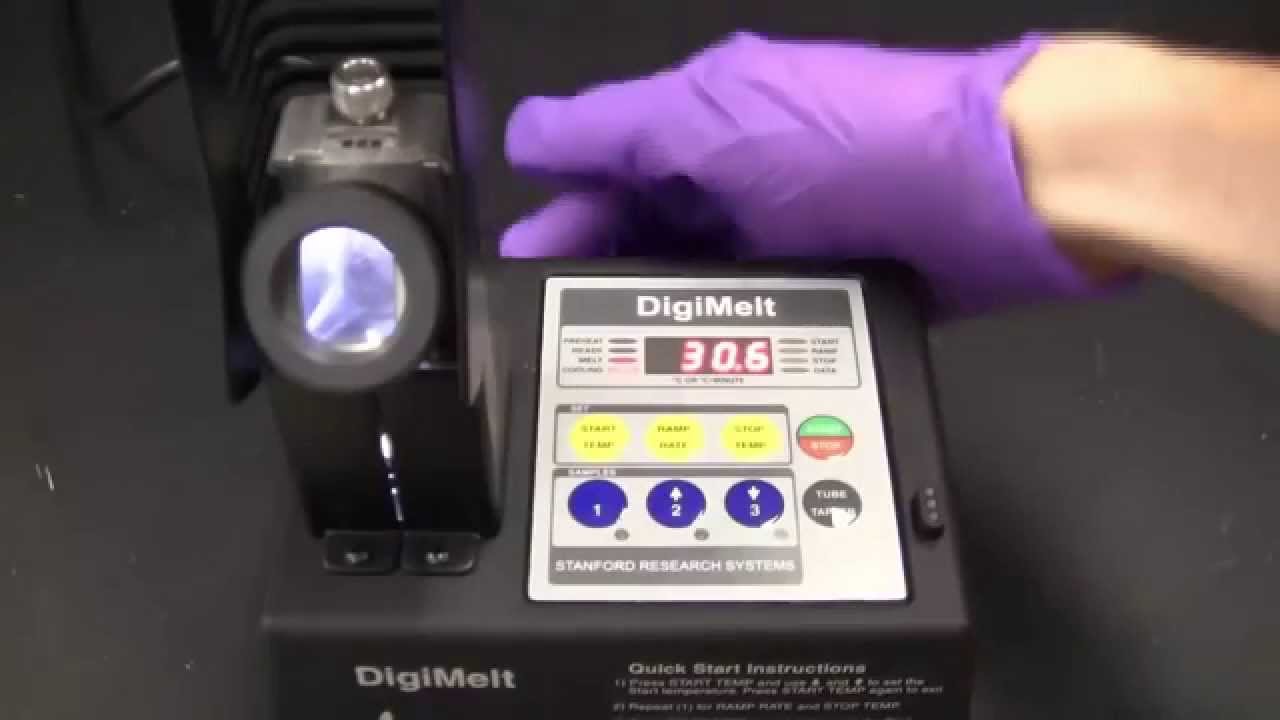 Температура плавления с использованием DIgiMelt