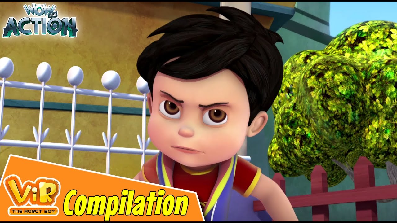 Vir The Robot Boy | Non Stop Action | Cartoon For Kids | Compilation 52
