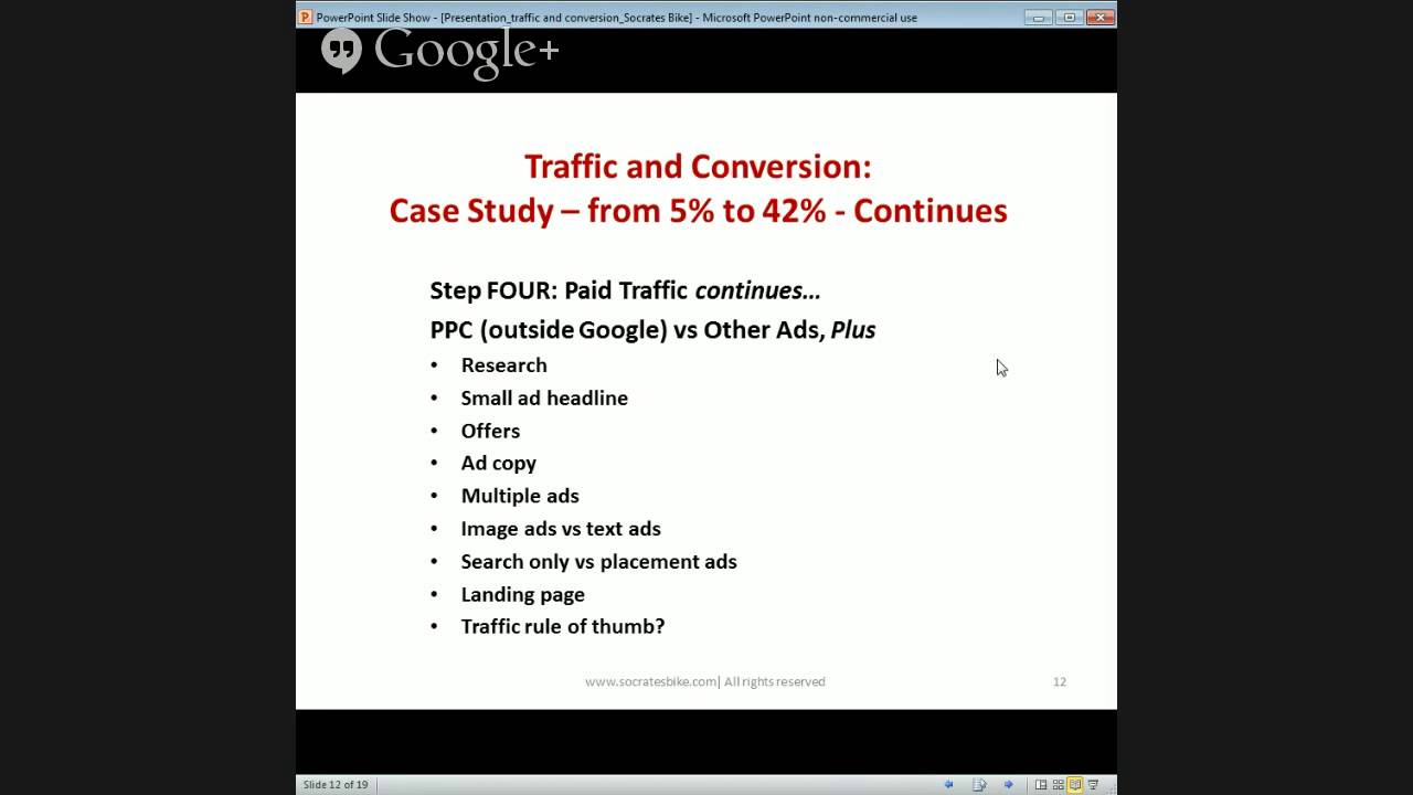 Traffic and Conversion