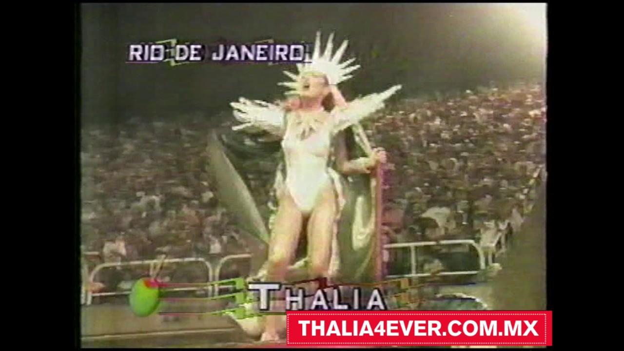Thalia reina del carnaval más grande del mundo (Brasil)