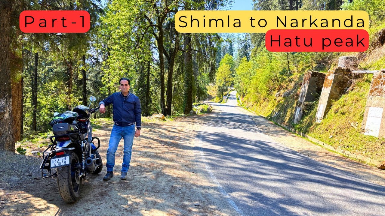 Shimla to Narkanda bike ride | Hatu peak-A must visit place near shimla | Honda CB 350 RS