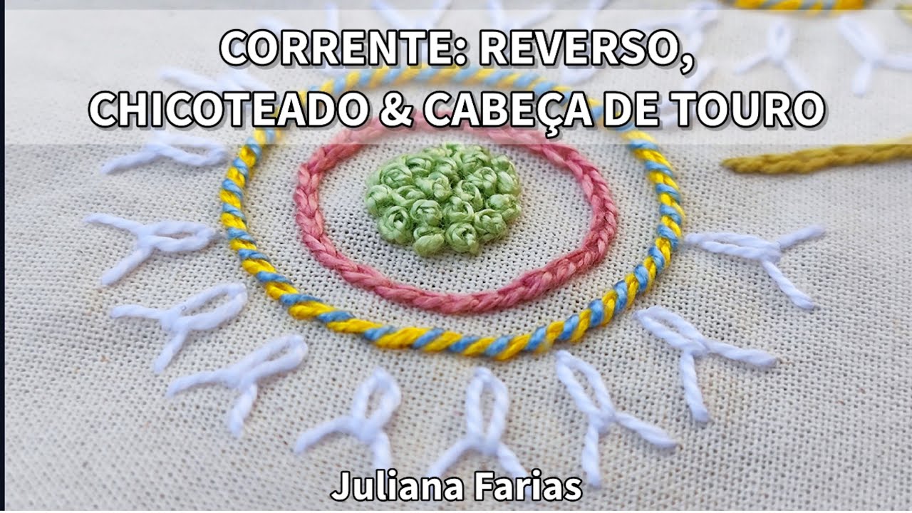 Bordar CORRENTE: REVERSO, CHICOTEADO & CABEÇA DE TOURO