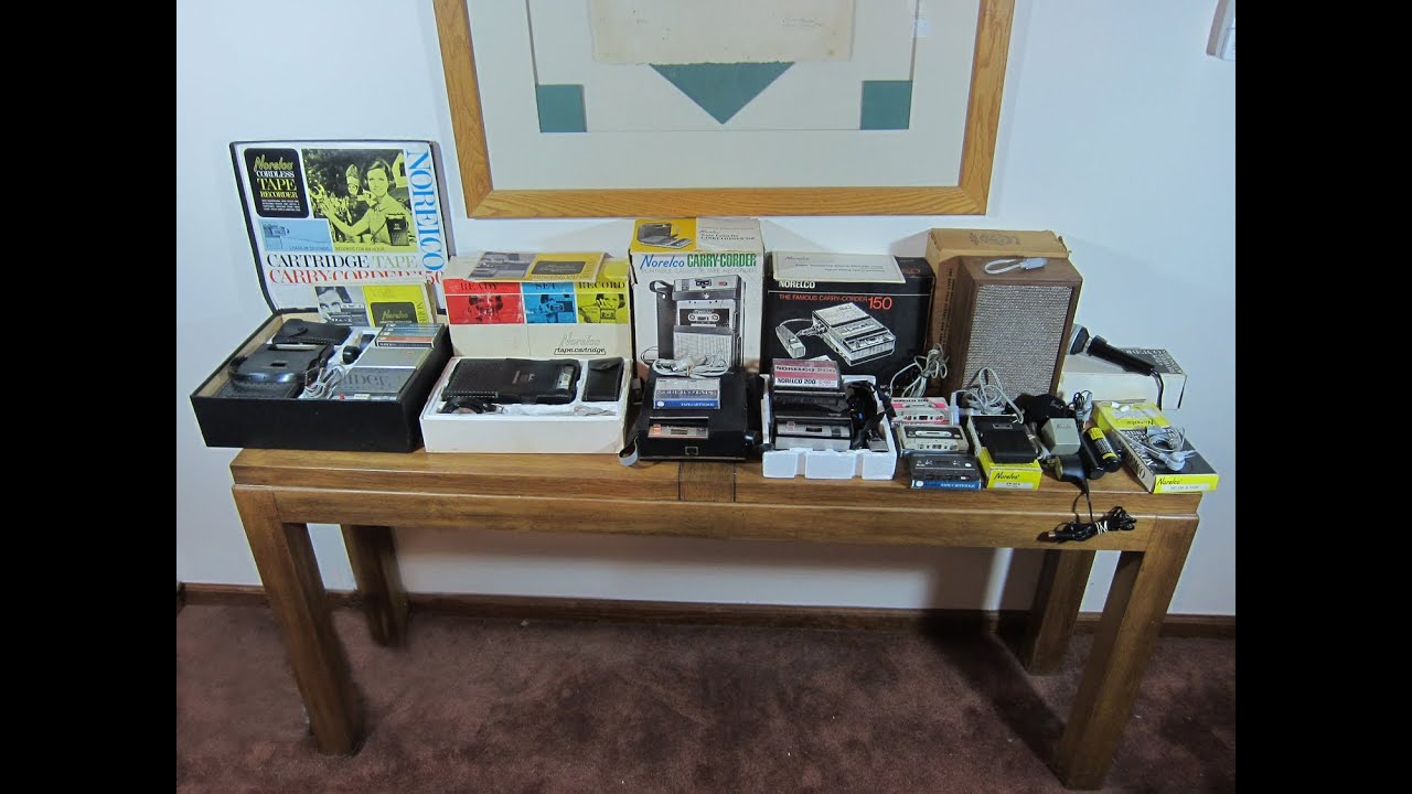 50th Anniversary of Compact Cassettes. My Norelco Carry-Corder 150 Kits & Accessories