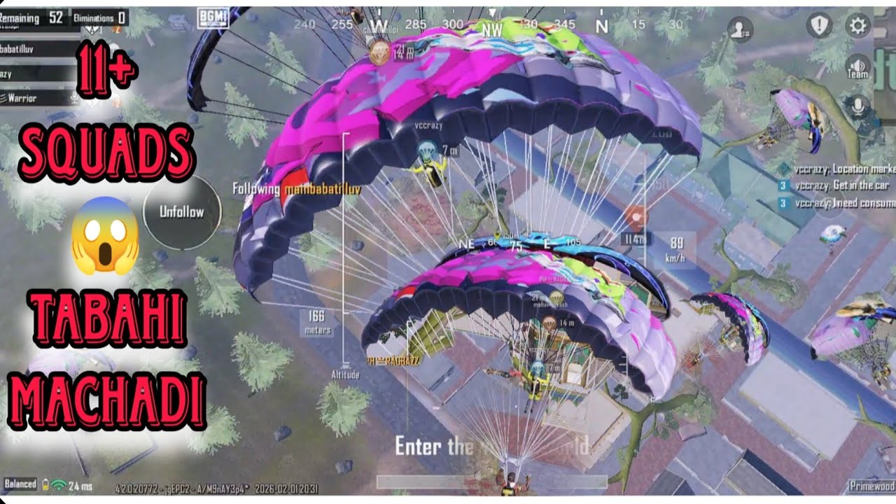 11+ Squads 😱 Tabahi Machadi . Ft|VBM彡 WARRIOR| . #bgmi #oneplus 