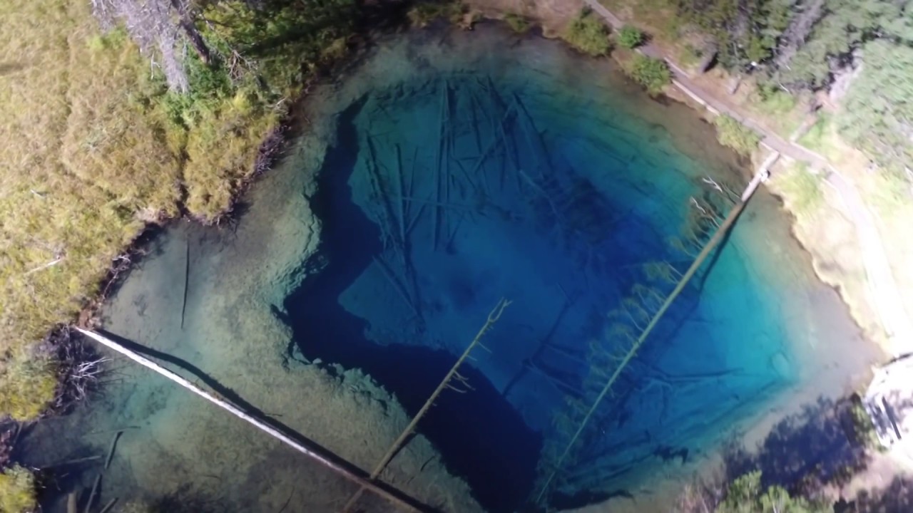 Little Crater Lake Mt Hood Oregon. DJI Phantom 3 Advanced