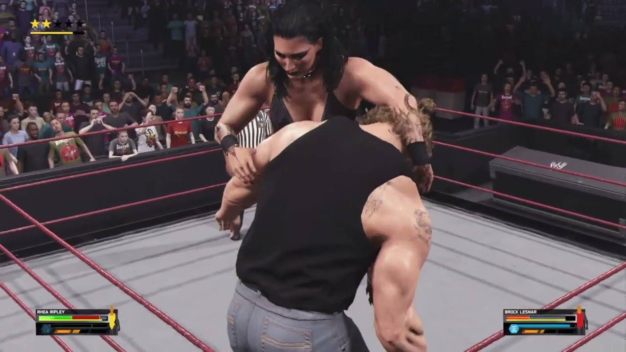 Rhea Ripley vs Brock lesnar 😳 Who Survive This War?!