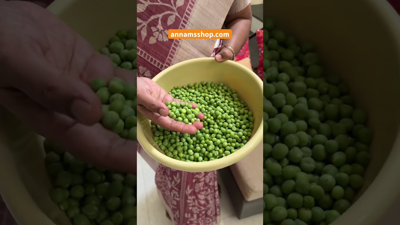 Tip to store Green Peas 🫛 | Annams Recipes - Green Peas Storage tips - Pacha Pattani