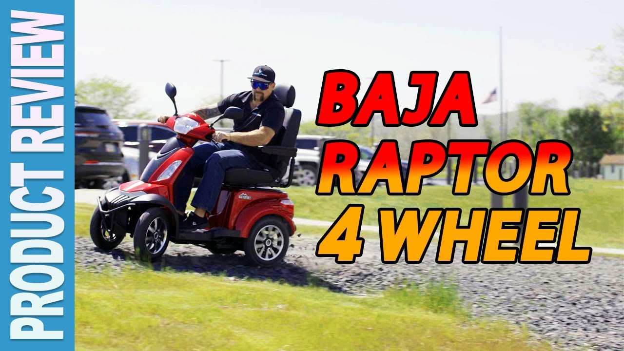 🕵️4-колесный самокат Baja Raptor 2 от Pride Mobility (BA340)