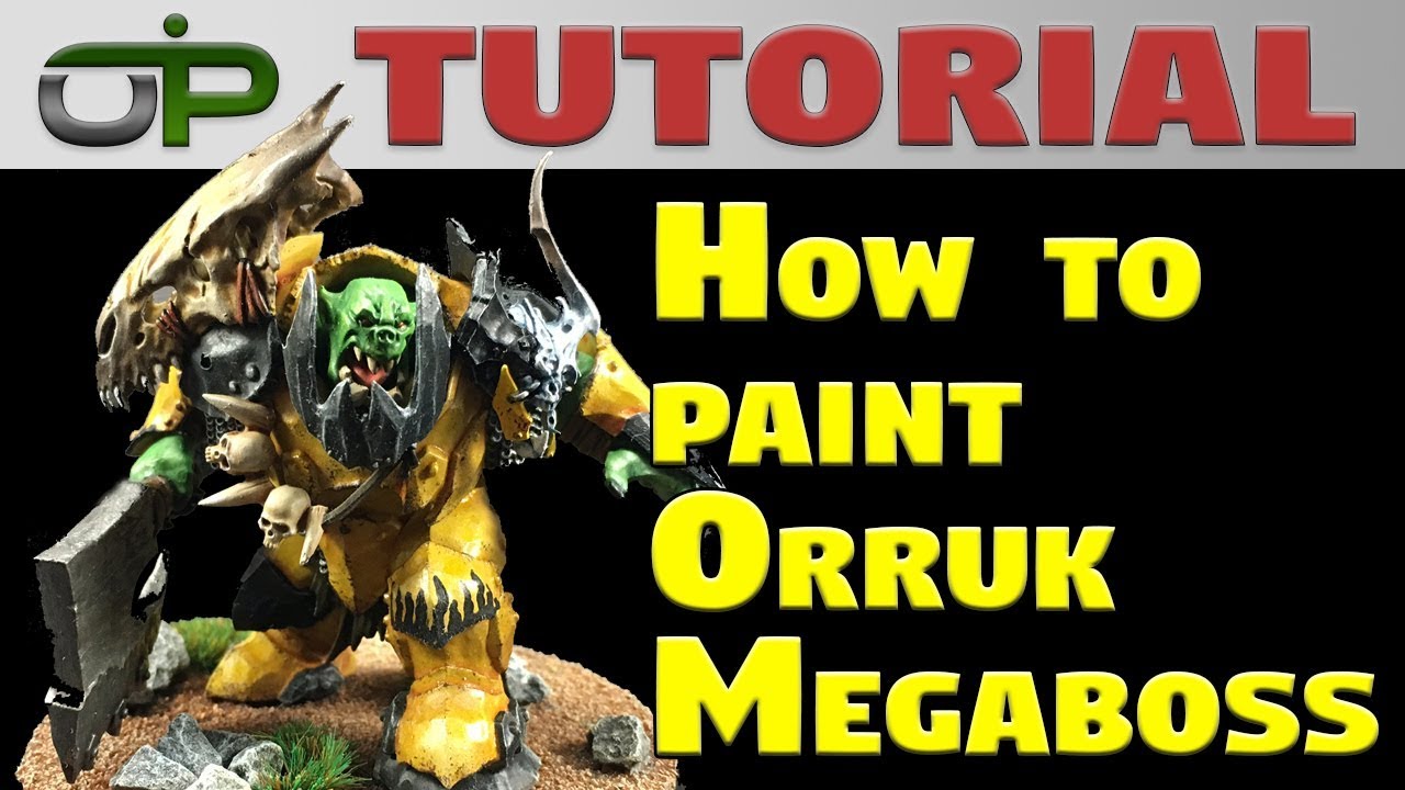 GW Tutorial: How to paint Orruk Megaboss Part 01