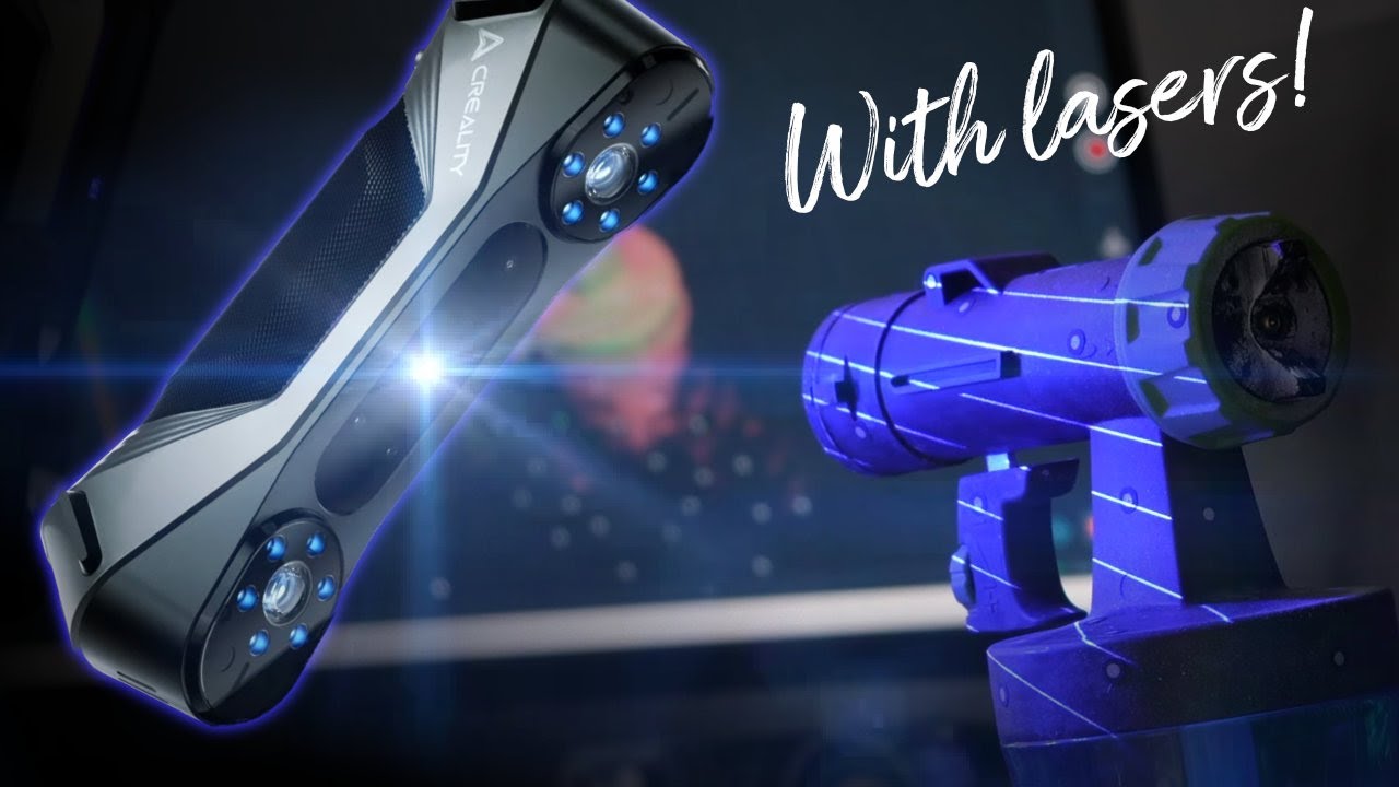 Обзор Creality CR Scan Raptor с методами сканирования NIR и синим лазером