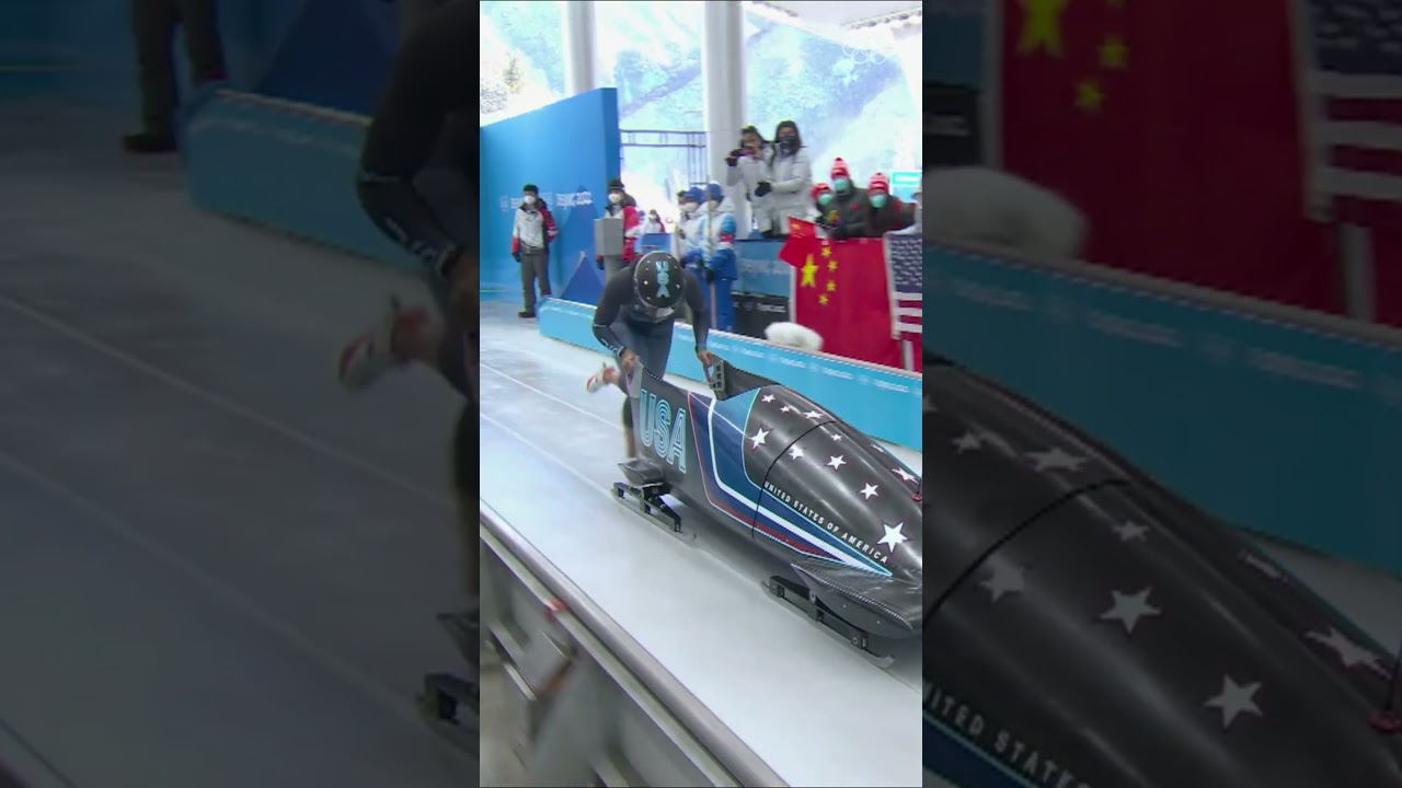 Precision in training. Power on the ice. 💪  #bobsleigh