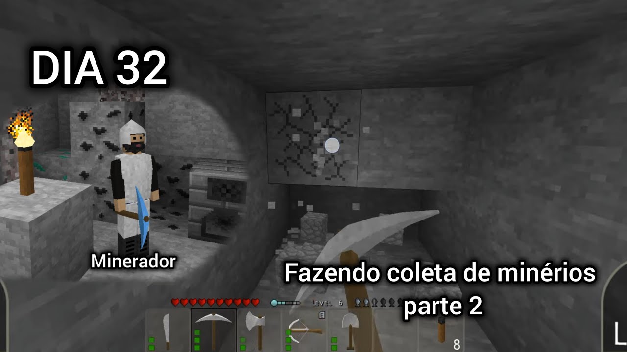Survivalcraft 2 episódio 33 celular, as pedras para construção 