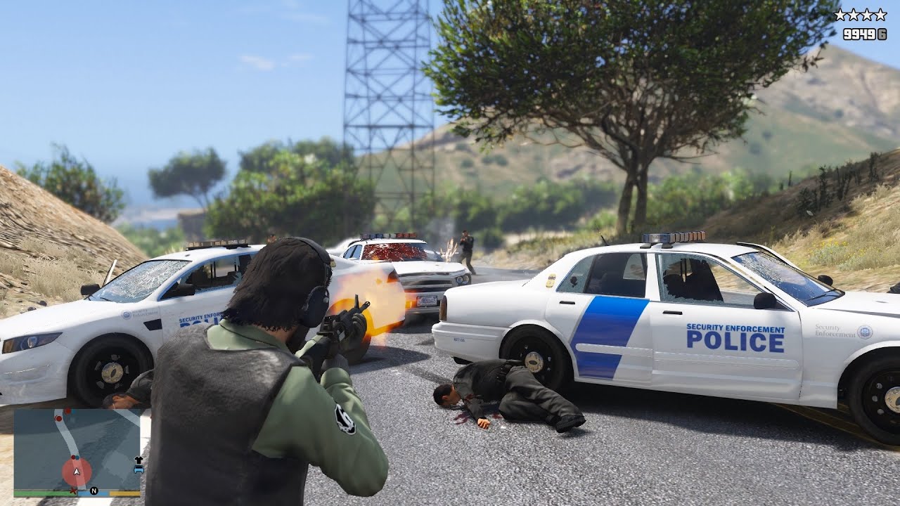 GTA V NOOSE Base Rampage + 10 Star Escape [R.D.E. 4.0.4 Expanded & Enhanced]
