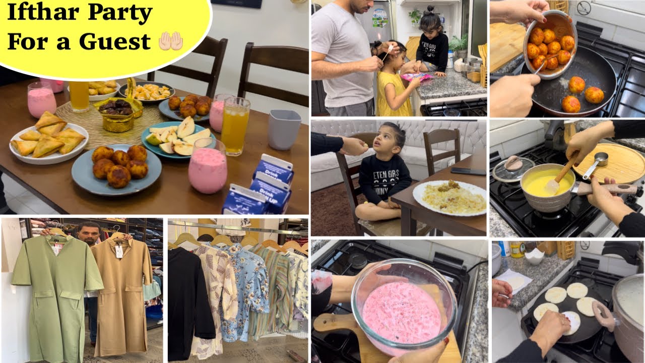 പെട്ടന്ന് Guest വന്നു 🤩 തിരക്കിട്ട് ഒരു Ifthar Preparations 😳 Eid Shopping | Ramadan Day in my life