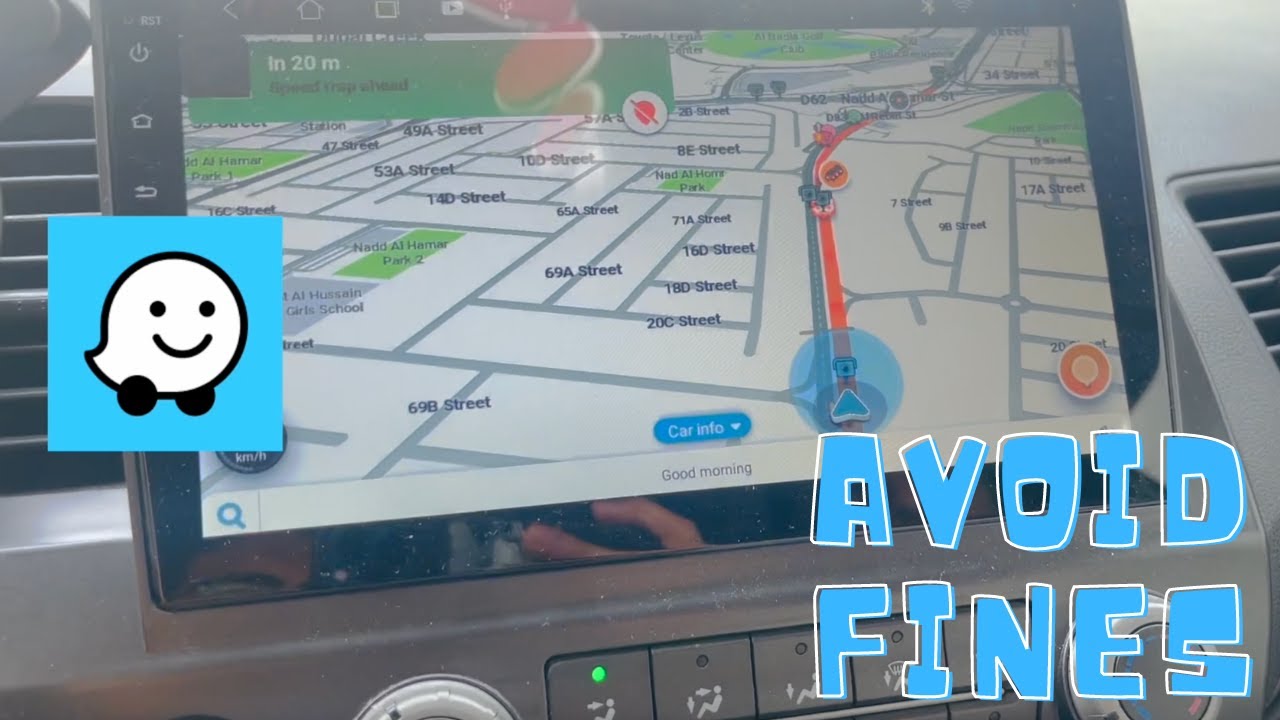 Avoid Fines in Dubai | Waze Application | Driving Application Dubai | Driving Map