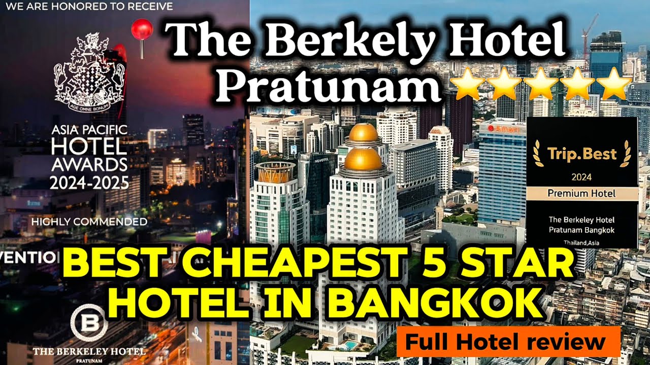 CHEAPEST 5 STAR HOTEL IN BANGKOK BERKELEY HOTEL PRATUNAM #viral #Pratunam#thailand #travel #viral 