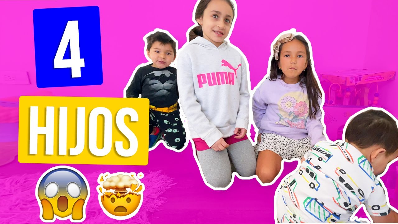 MAMÁ DE 4 HIJOS 👧🏻👧🏻👶🏼👶🏼 + TITI LES VLOGGEA | KARLA CELIS VLOGS
