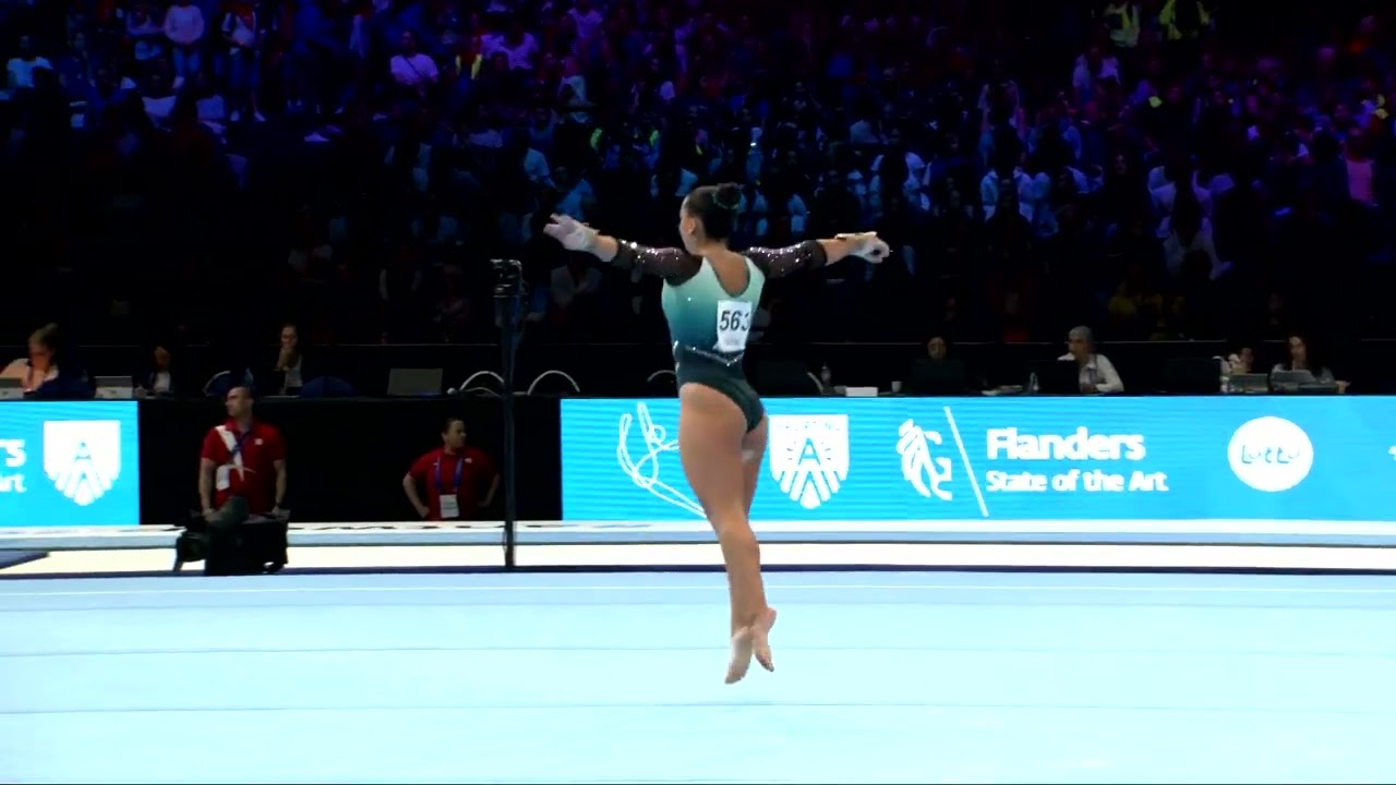 COSTA Mafalda (POR)_2023 Artistic Worlds, Antwerp (BEL)_Qualifications_Floor Exercise