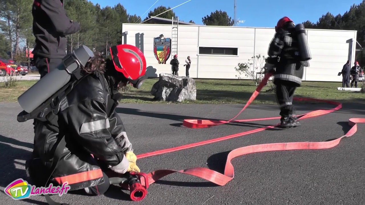 Examen des Jeunes Sapeurs Pompiers des Landes   Soustons