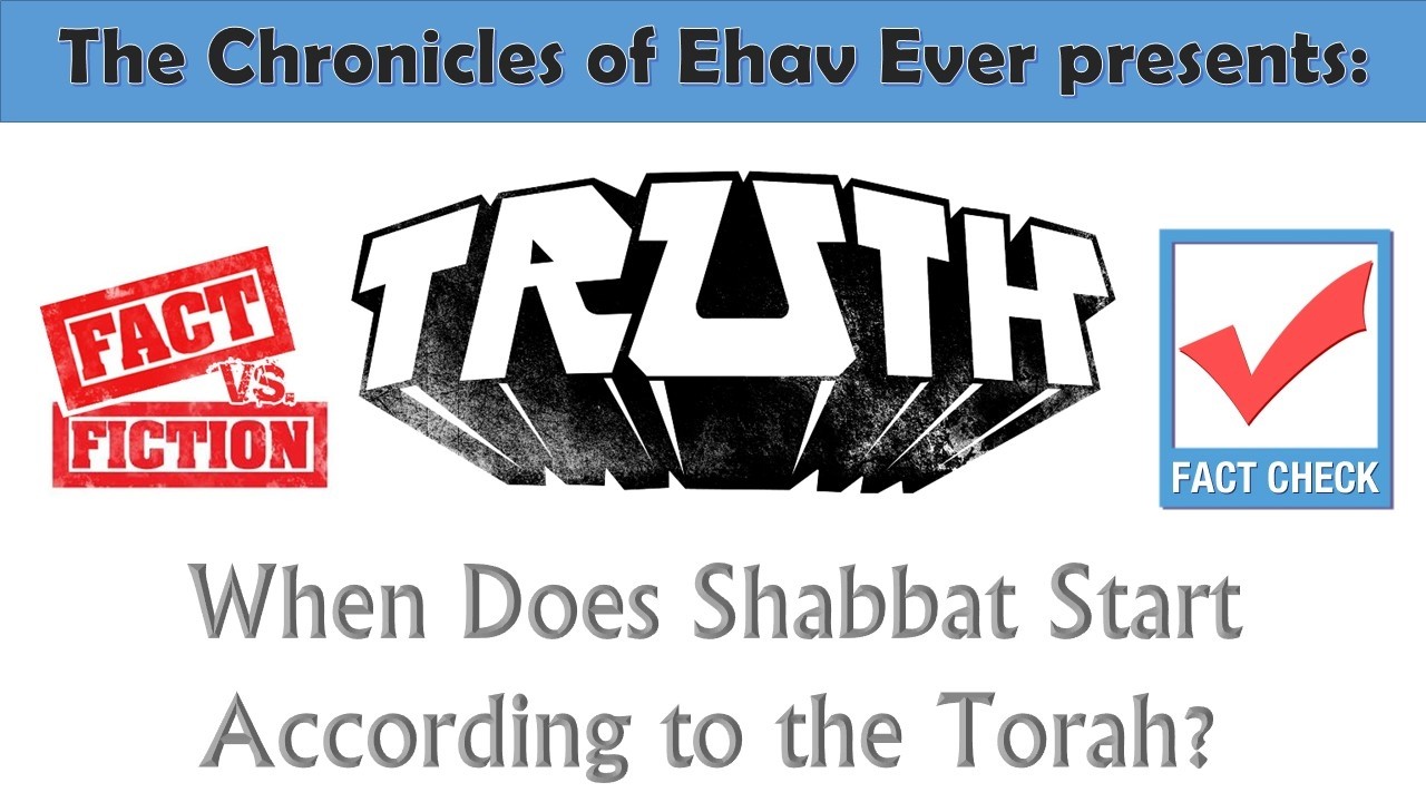 When Does Shabbat Start According to the Torah