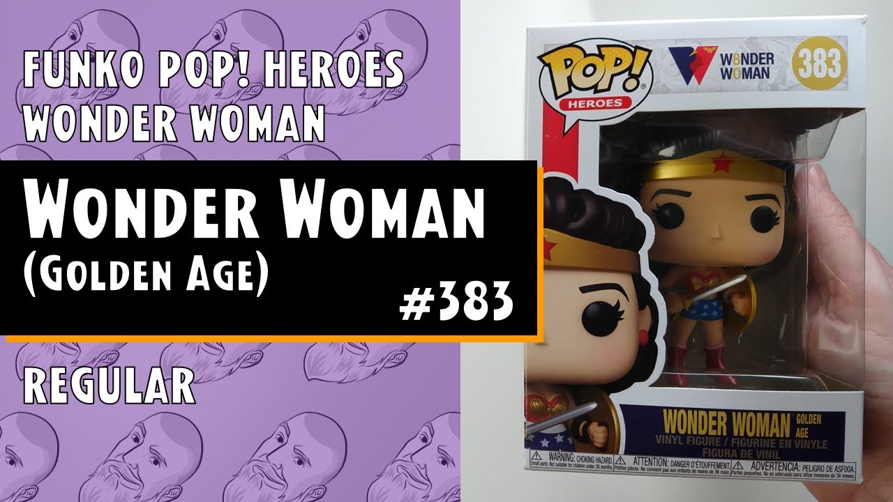 Funko Pop Heroes - Wonder Woman (Golden Age) - 383 // Just One Pop Showcase