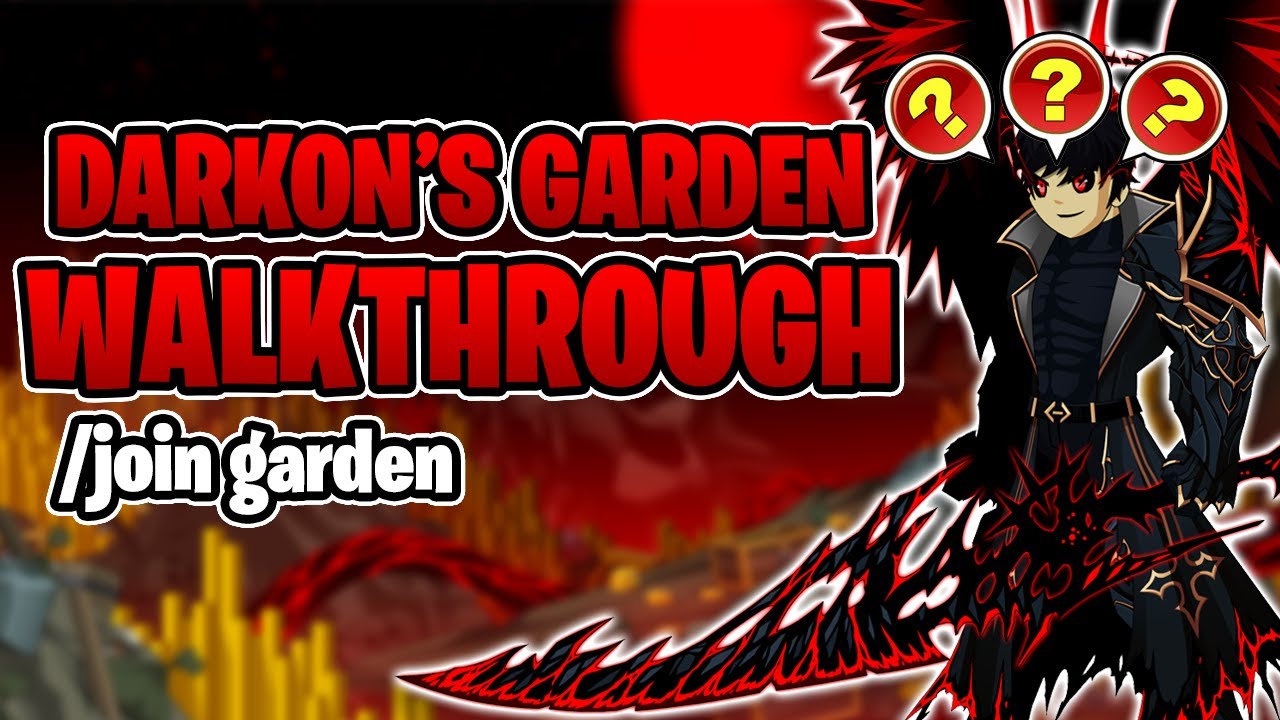 Darkon's Garden Quest Walkthrough /join garden - AQW