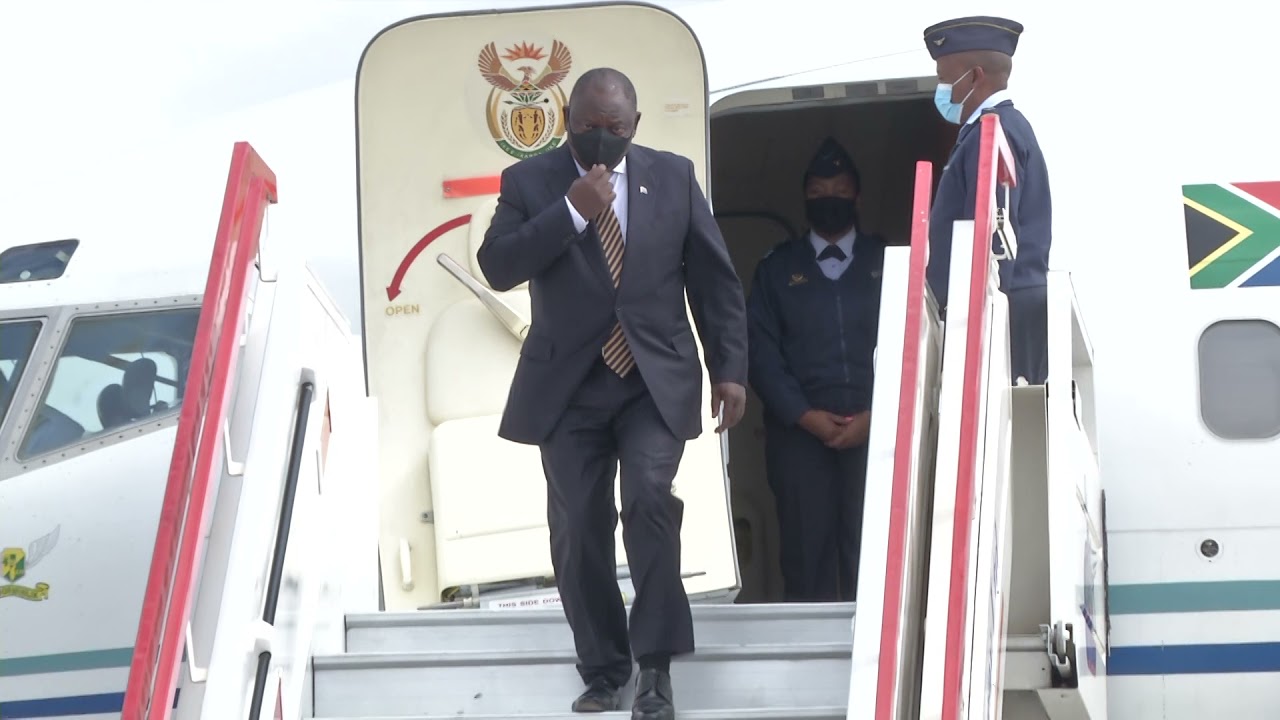 President Ramaphosa arrives in Malawi for the 41st SADC Summit