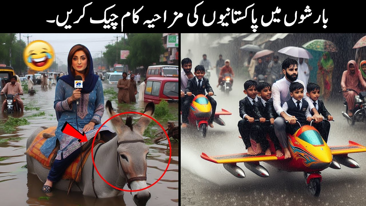 30 Funny Moments Of Pakistani People in Rain