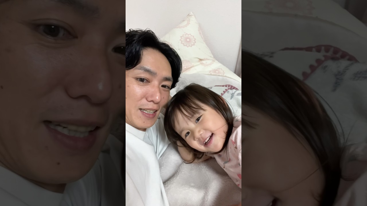 パパの年齢を確認する3歳児