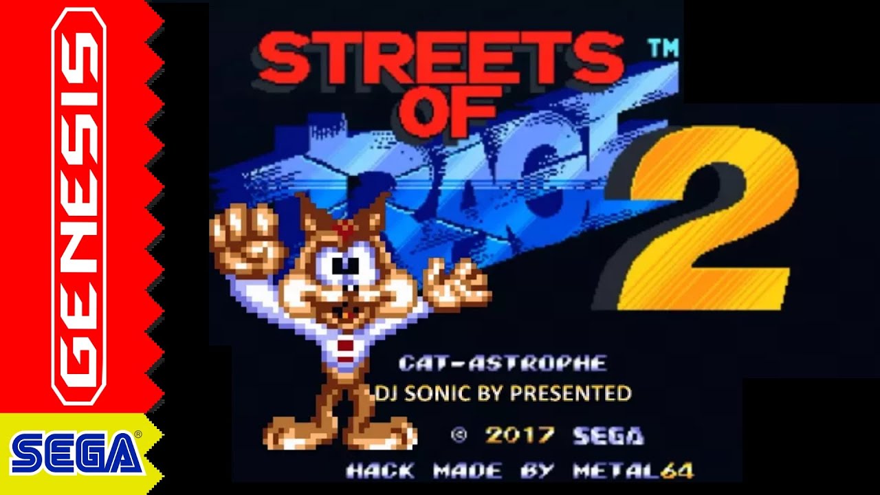 Bubsy in Streets of Rage 2 (Sega Genesis) - Longplay