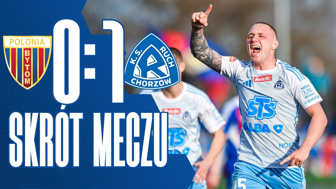 SKRÓT: Polonia Bytom 0-1 Ruch Chorzów (08.03.2026)