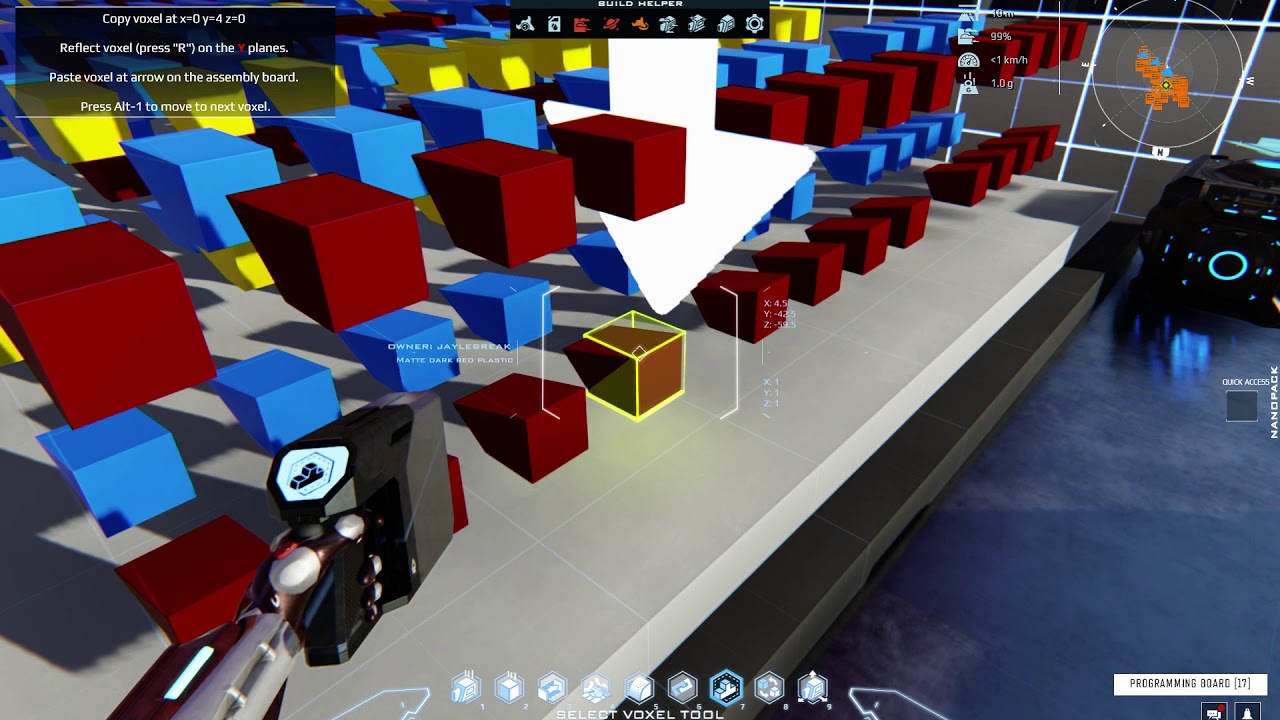 Dual Universe Reactor/2D+ Voxel Planner Tour