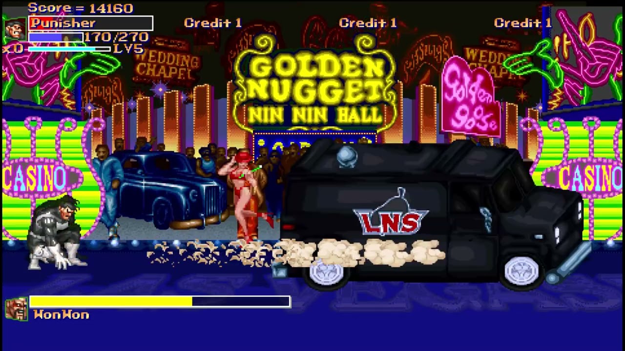 Final Fight LNS Ultimate v.04 (2022) - Boss Rush Mode - The Punisher