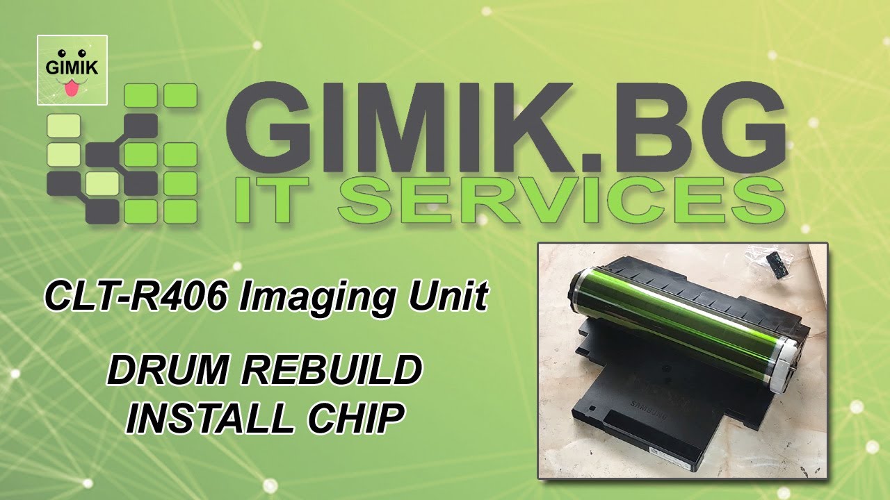 Samsung CLT-R406 Drum Unit Rebuild & Reset Chip Install (C480W, C430W, C460)
