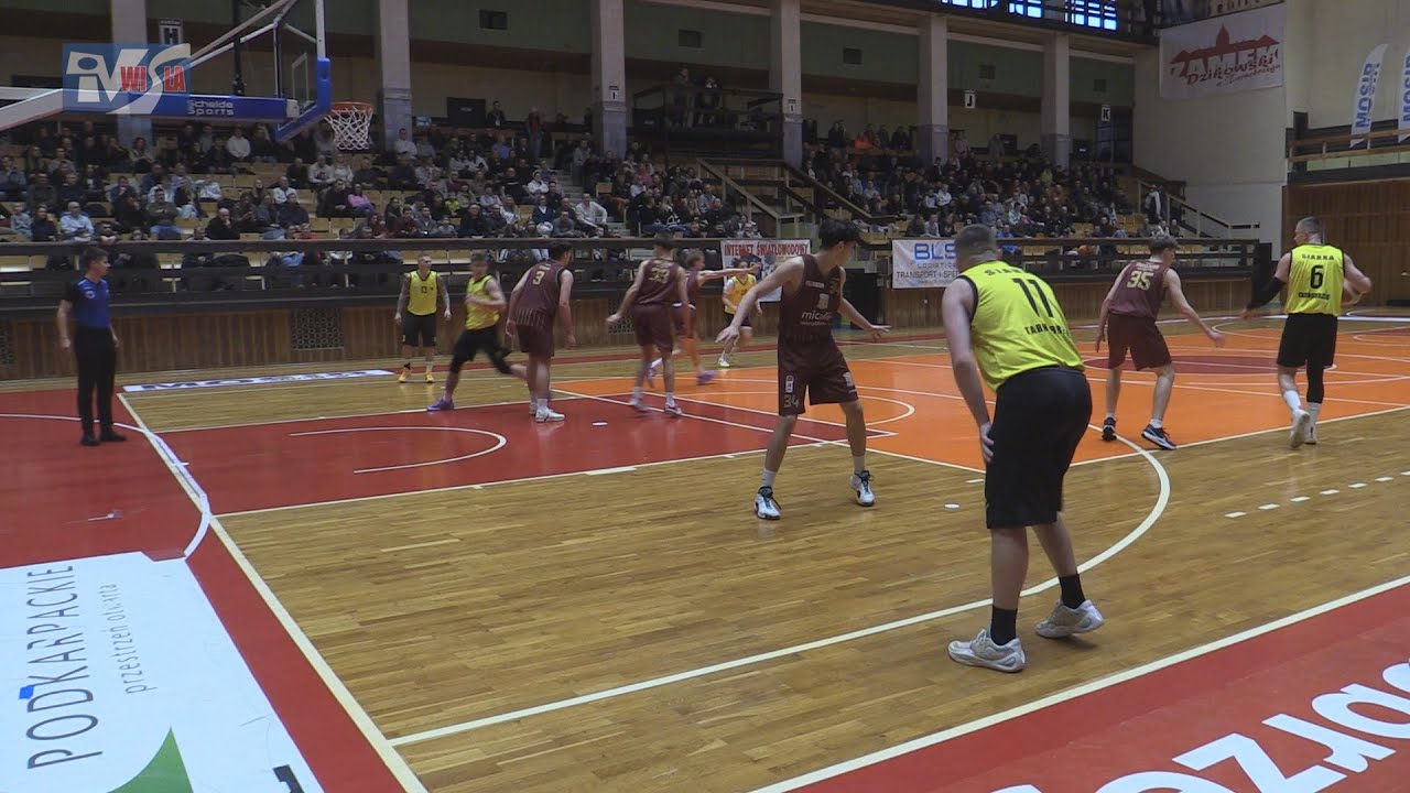 MKKS SIARKA TARNOBRZEG - PEMPAVITA RESOVIA RZESZÓW 85:60 (41:37)   FRAGMENTY MECZU I KOMENTARZE