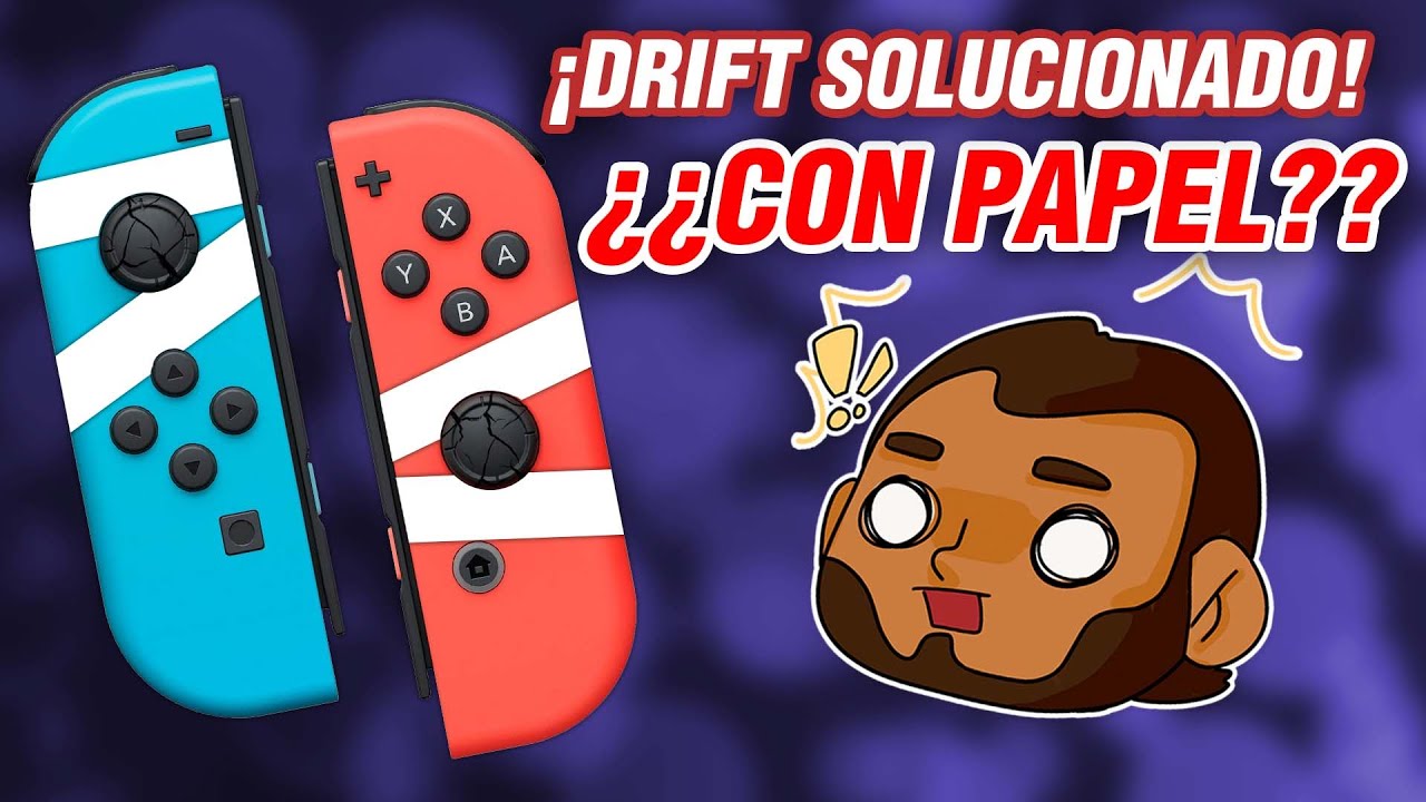 Solución al JoyCon Drif ¿CON PAPEL?