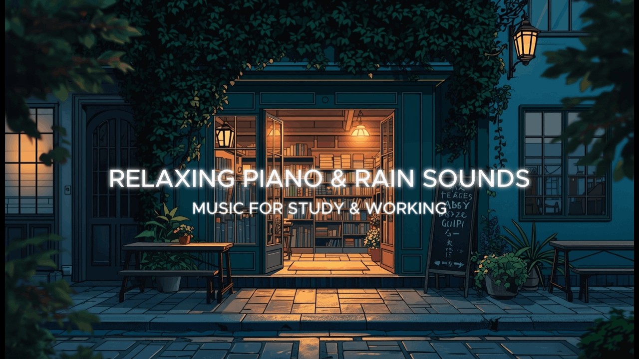 A quiet night to heal 🌙 soft lofi piano ballad to sleep & overthink less