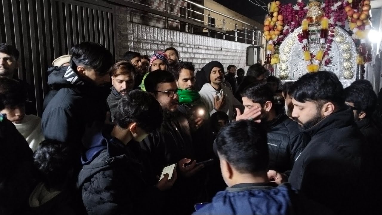 24 Rajab Imam barg ka Babul hawaij imamia Colony ! Noha khawan Salar Faizi Shah 
