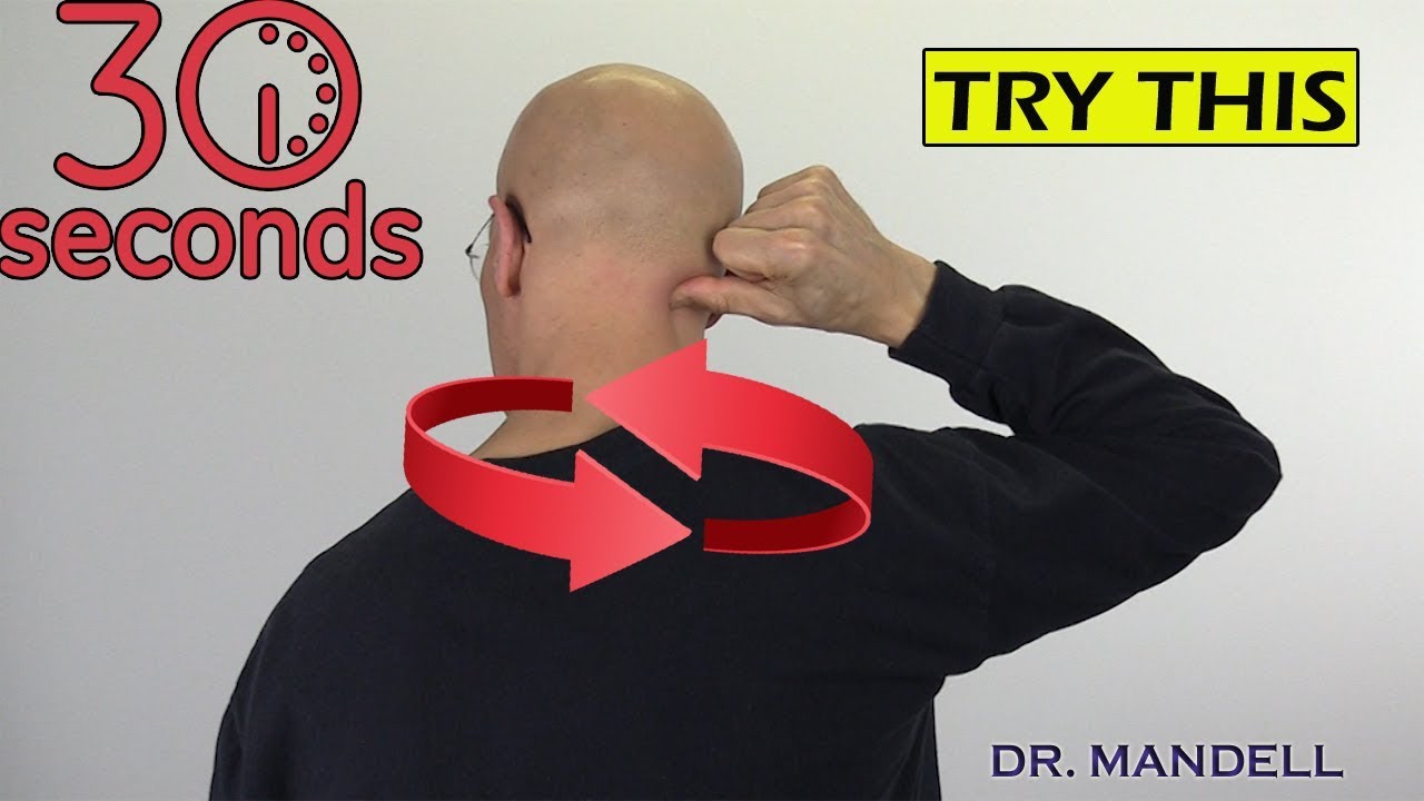 Fix Upper Neck Pain, Muscle Knots & Trigger Points in 30 Seconds - Dr Alan Mandell, DC