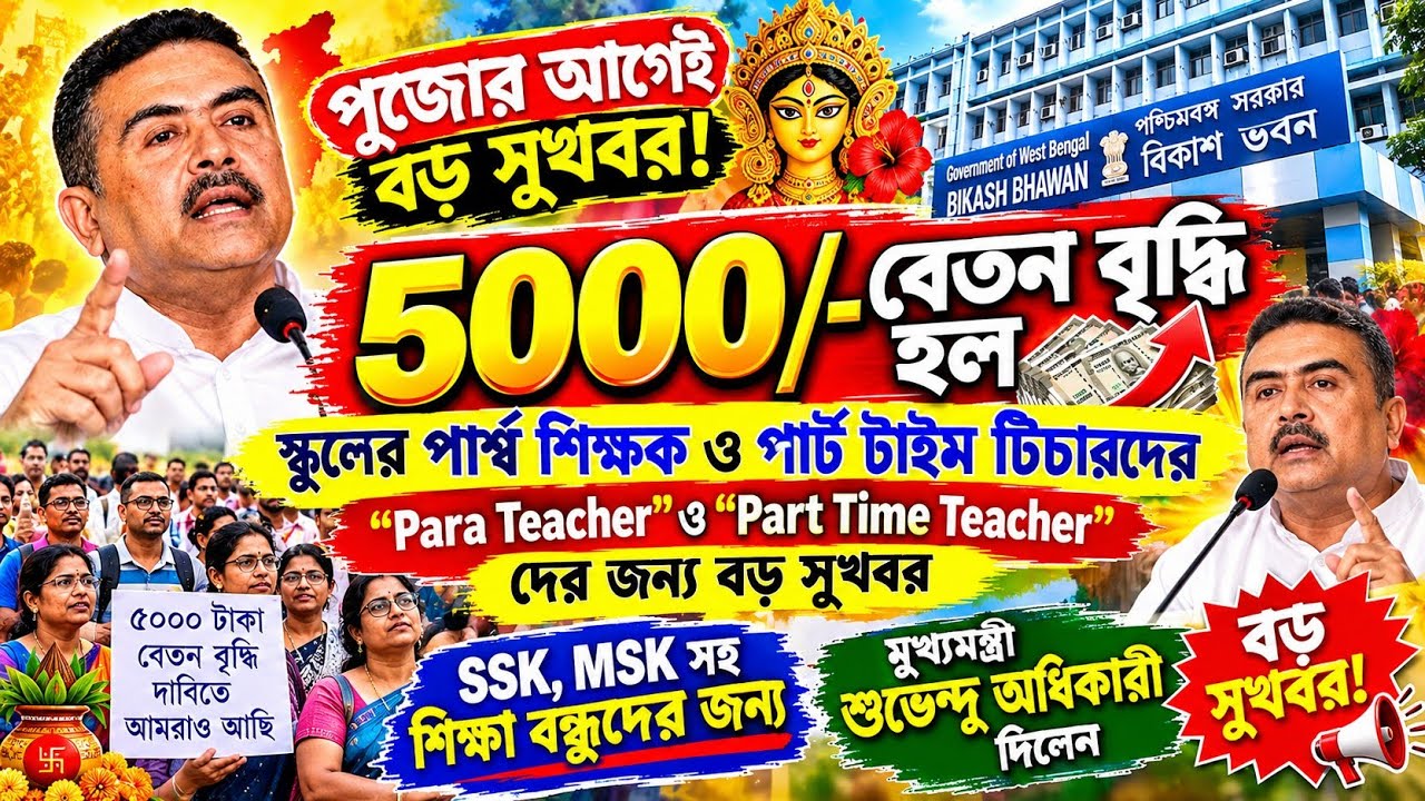 para teacher news today west bengal live| para teacher news today| part time teacher news today| ssm