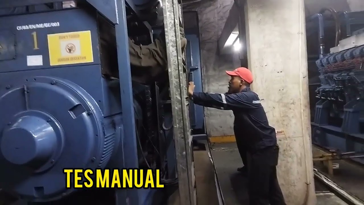 Servis besar Genset Mitsubishi 
