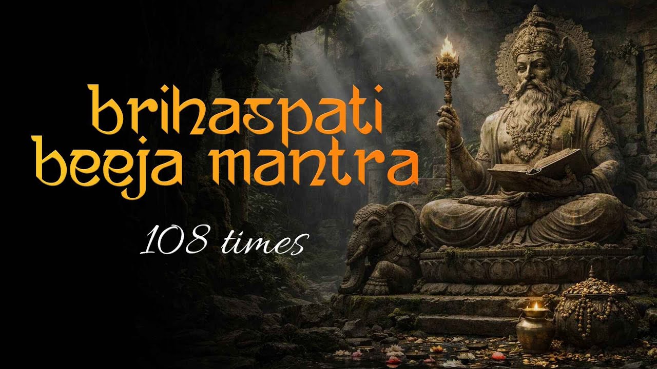 Brihaspati(Jupiter) Beeja Mantra 108 Times | Wisdom & Guidance