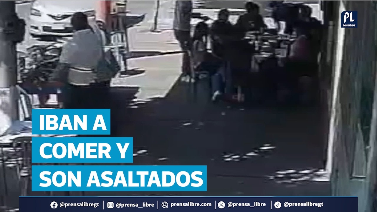 No pudieron comer tranquilos; comensales son asaltados en venta de comida en la zona 3 capitalina