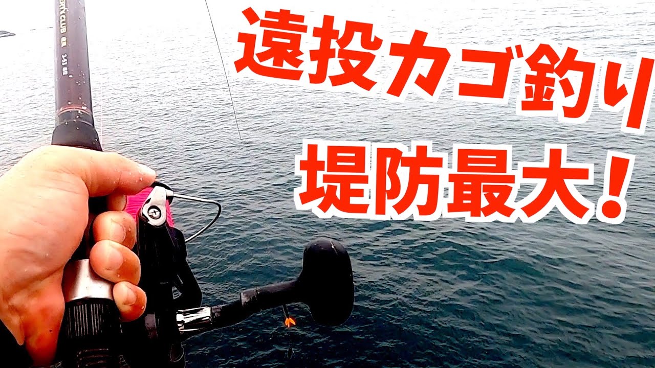 【遠投カゴ釣り】最高の1匹！こんな大物が釣れるからたまらない
