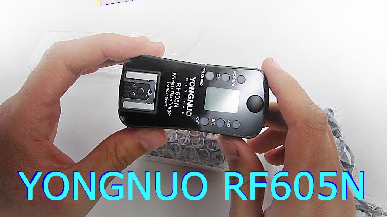 Test Recenzja PL Yongnuo RF605N wyzwalacz radiowy + LS-2,5/N3