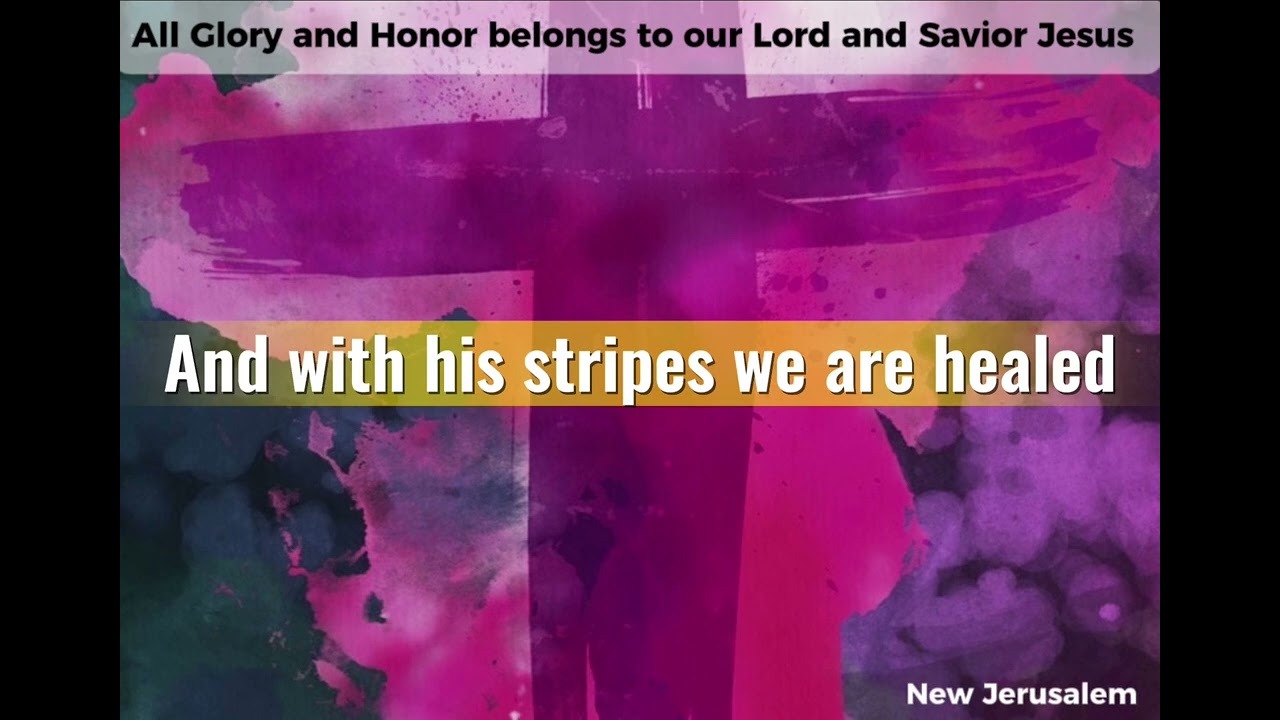 And with his stripes we are healed - Evangelist Luis Valerio