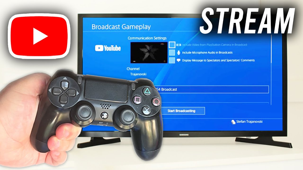 How To Stream On YouTube From PS4 - Full Guide