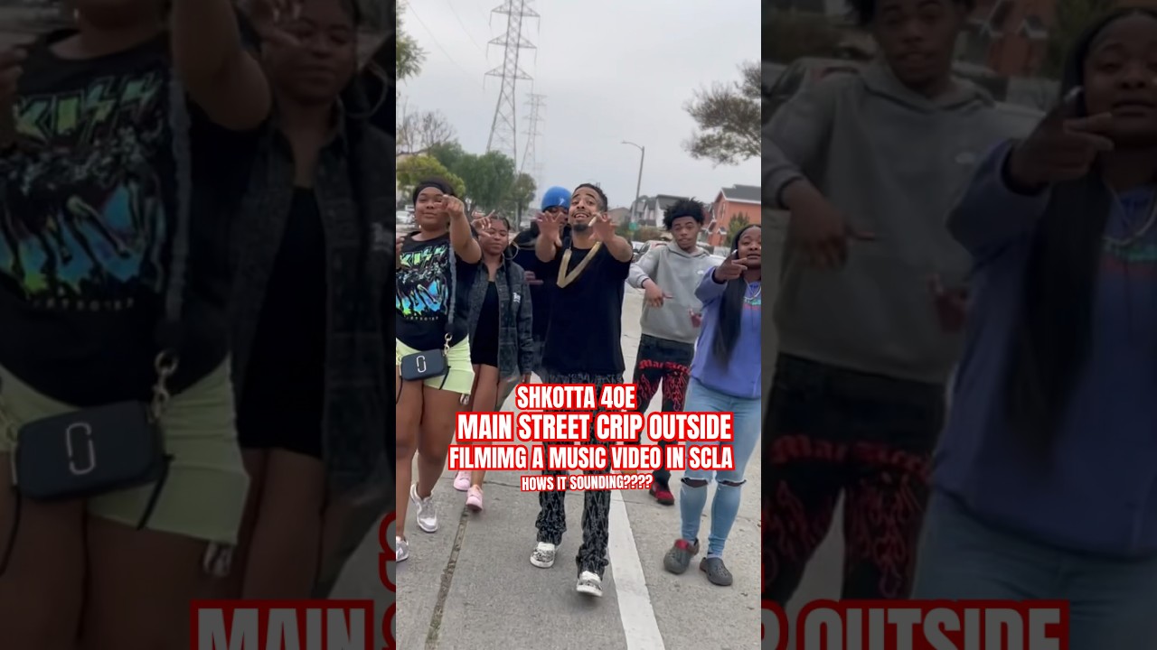SHOTTAFOE MAIN STREET CR*P OUTSIDE FILMING NEW VIDEO SOUTH CENTRAL LA🎬 #viral #trending #shorts