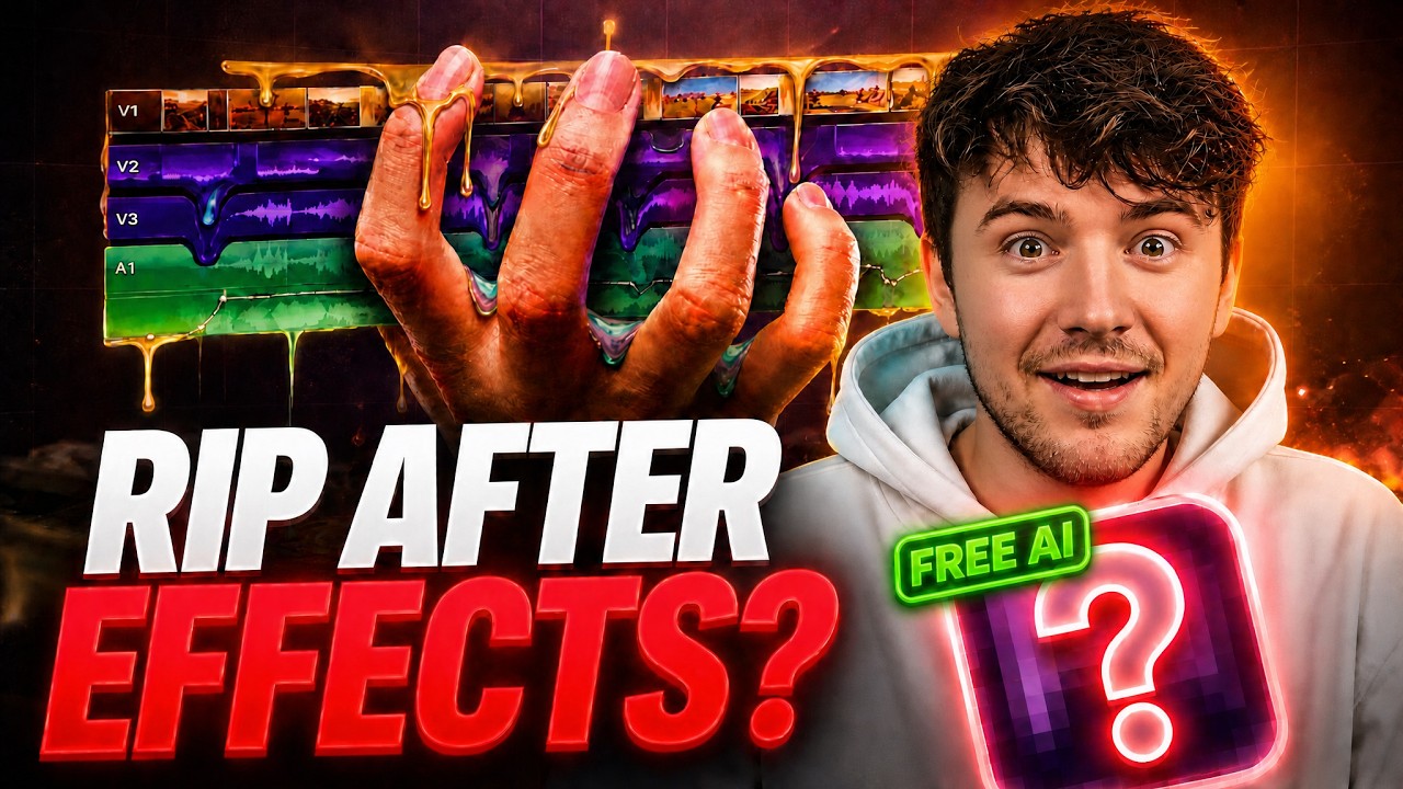 RIP After Effects? This FREE AI Makes PRO Motion Graphics in Seconds!