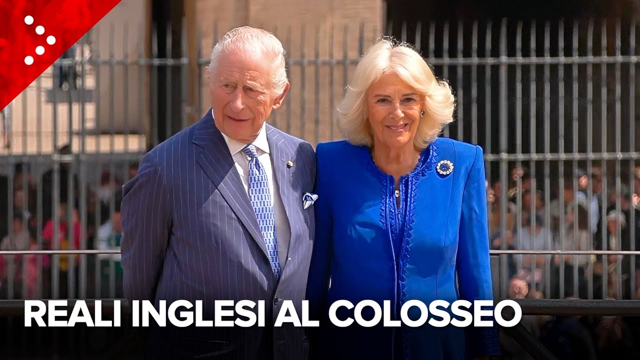 Reali inglesi a Roma, Carlo e Camilla guidati da Alberto Angela per un tour del Colosseo